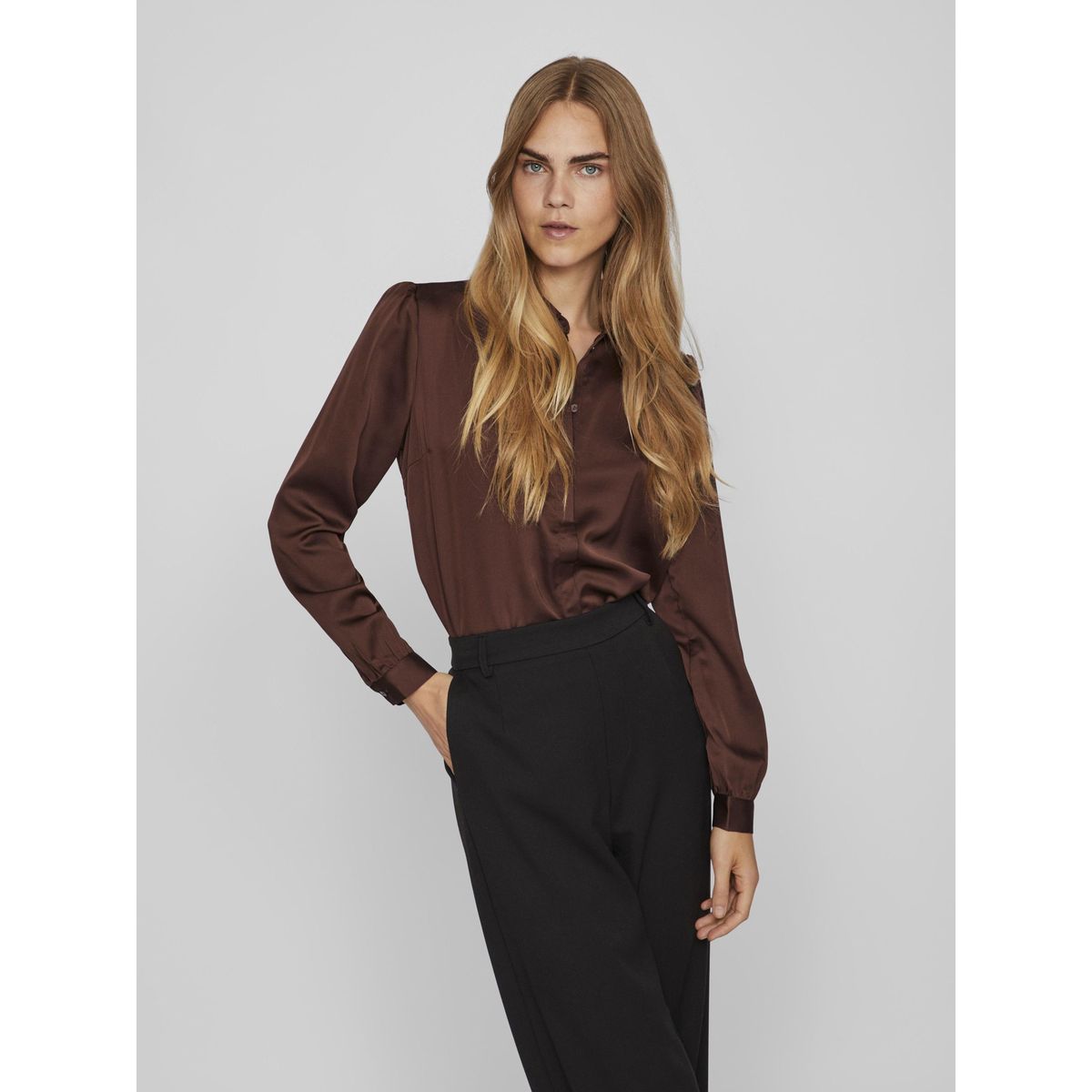 Chemisier marron chocolat femme La Redoute