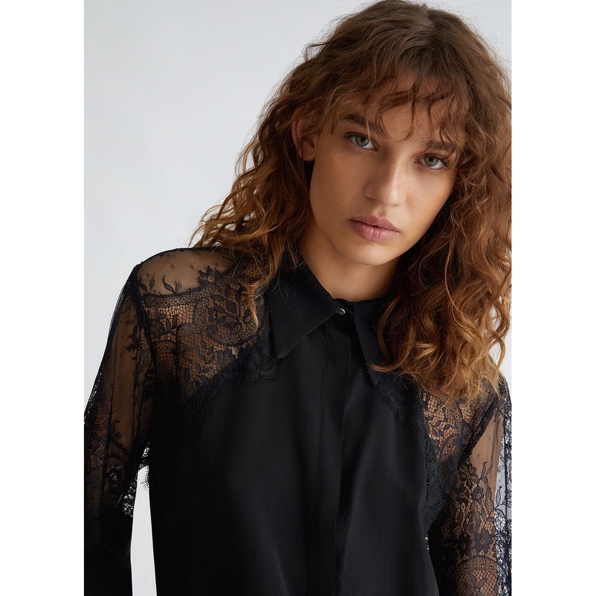Chemise soie noire femme store