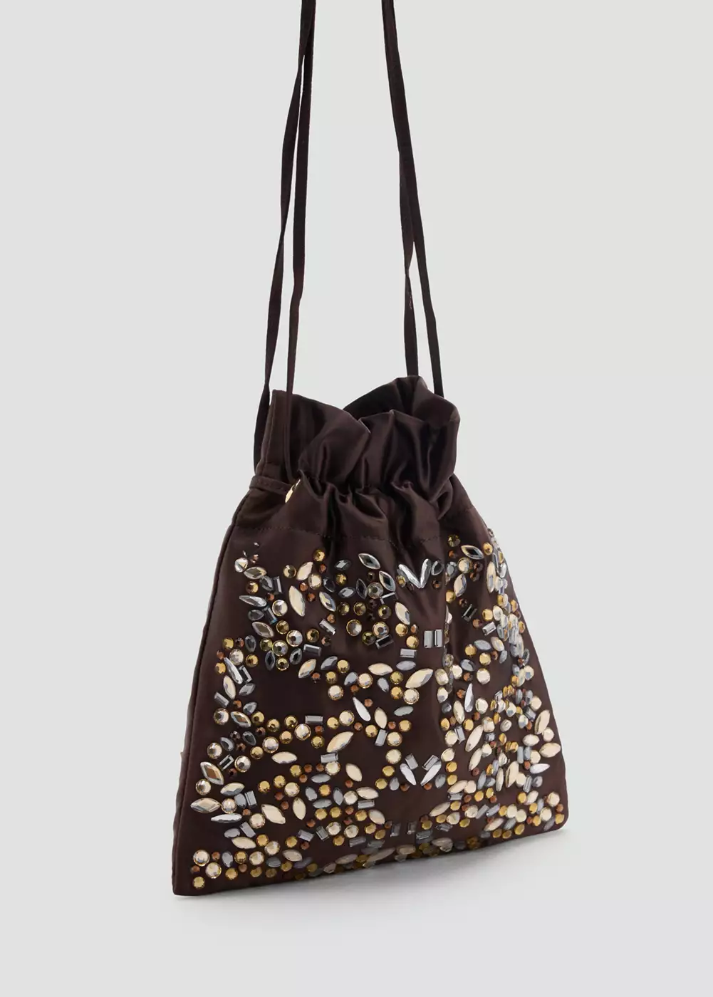 Sac à main avec cristaux, MANGO
