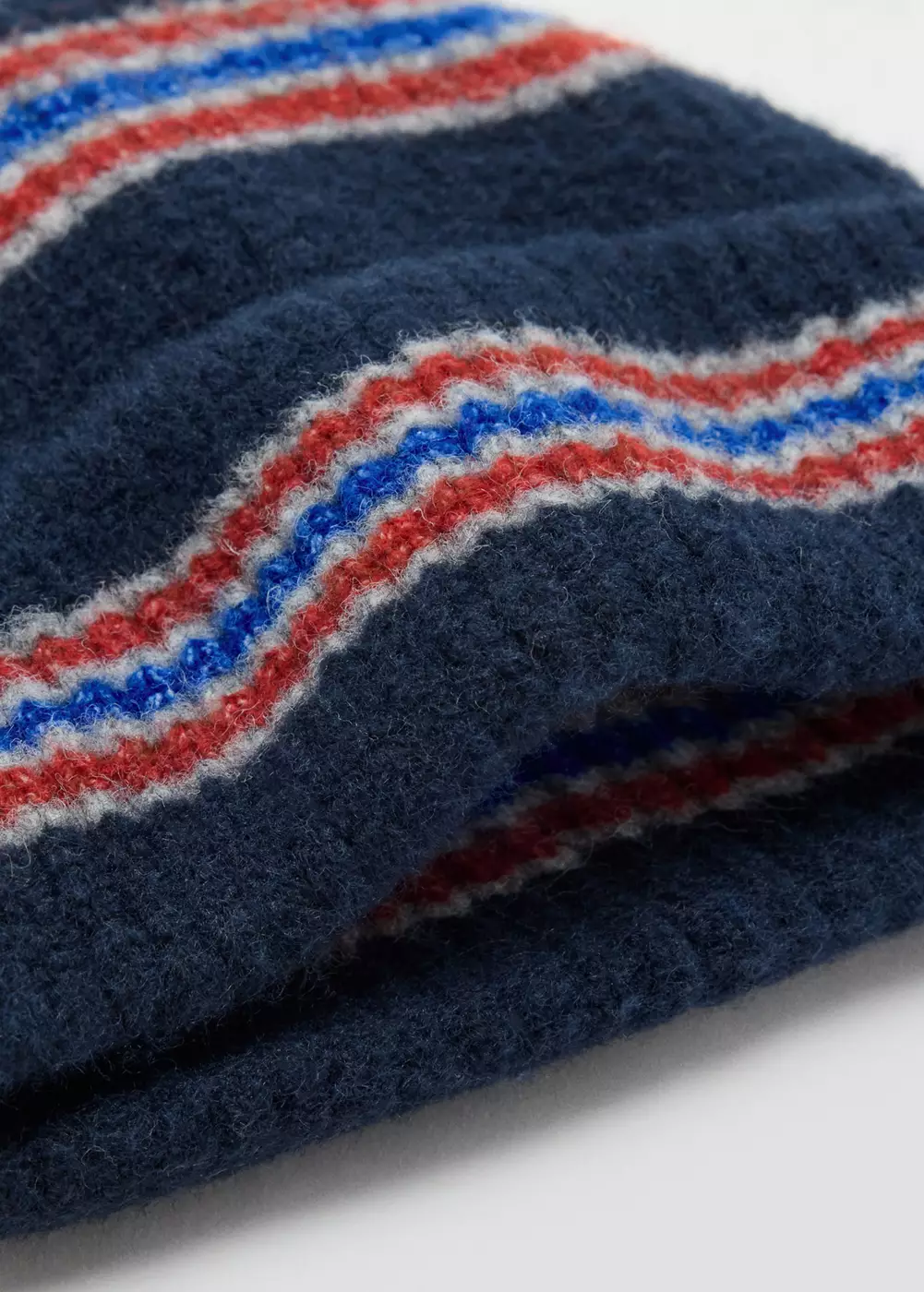 Bonnet en maille à rayures, MANGO KIDS