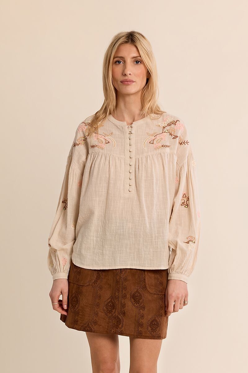 Camicetta con dettagli ricamati, MOLLY BRACKEN