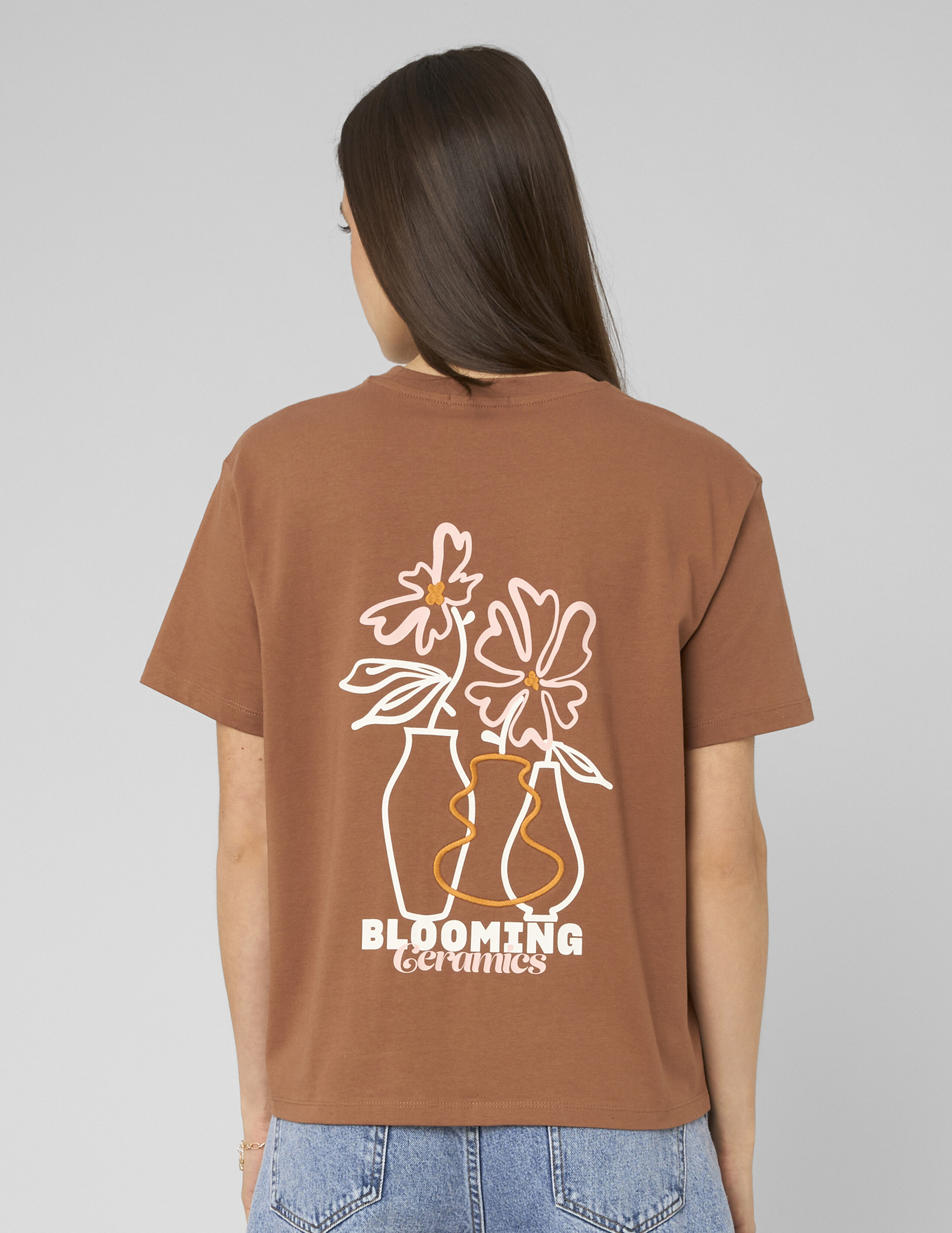 T-shirt imprimé devant / dos, BZB