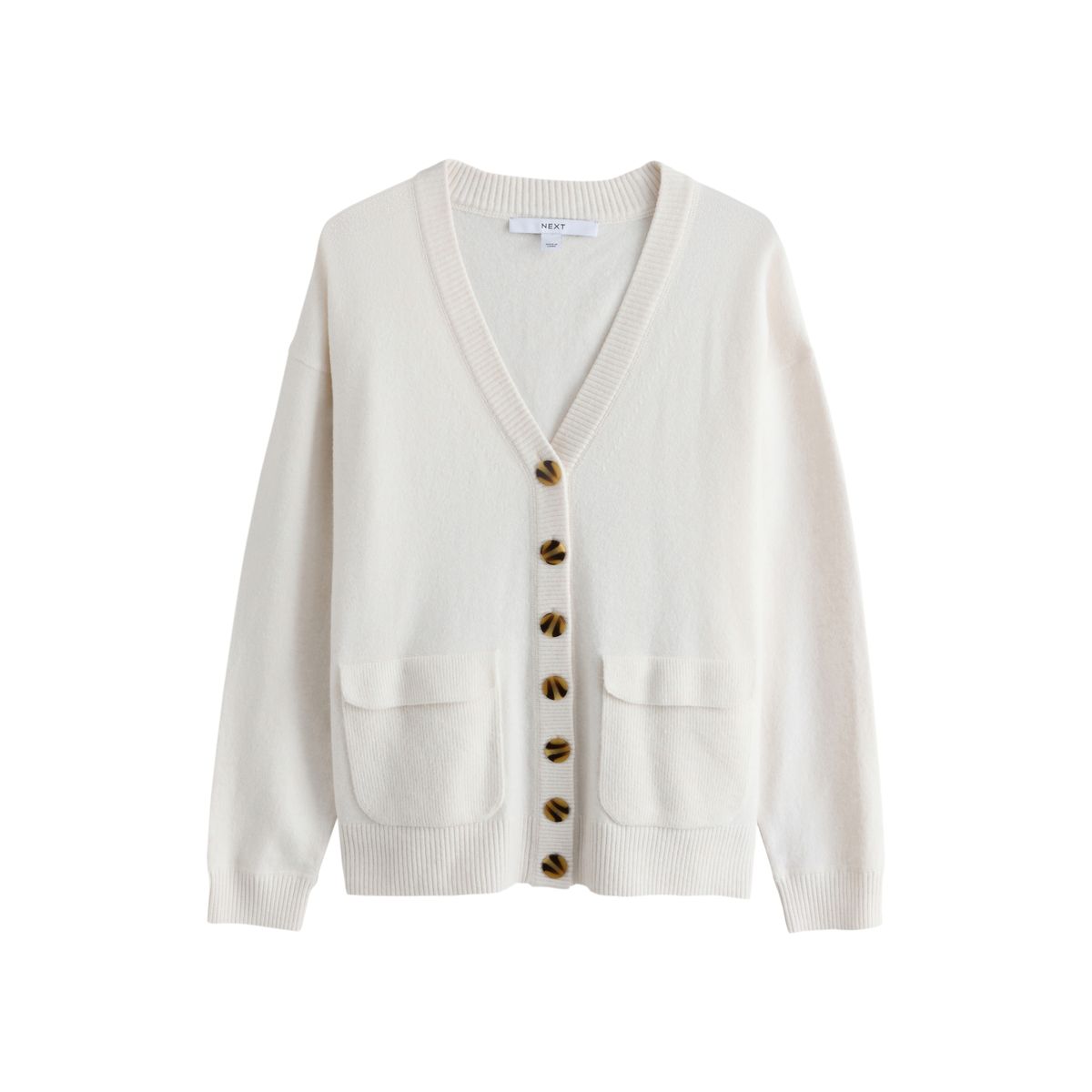 Cardigan mi-long ultra-doux à col v, NEXT