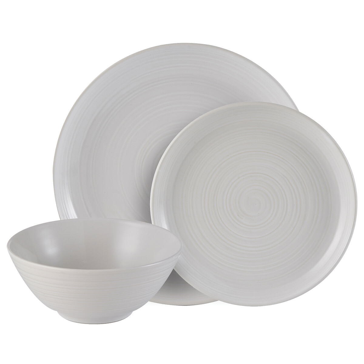 12 piece rippled dinner set Mason Cash La Redoute