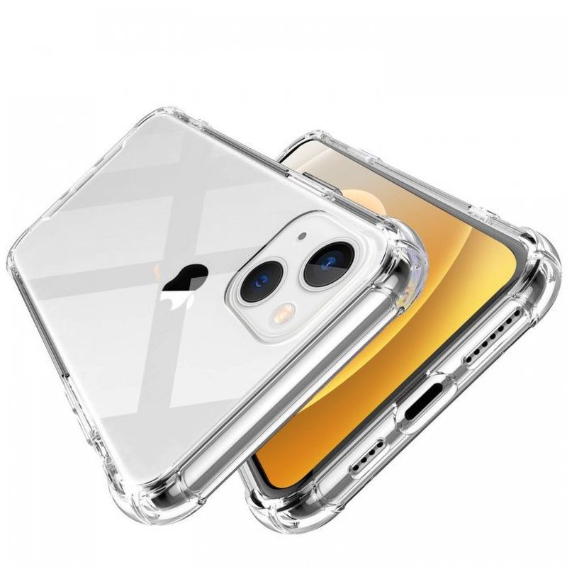Coque souple silicone transparente Compatible avec les téléphones de la  marque Apple iPhone 13 Mini – Evetane