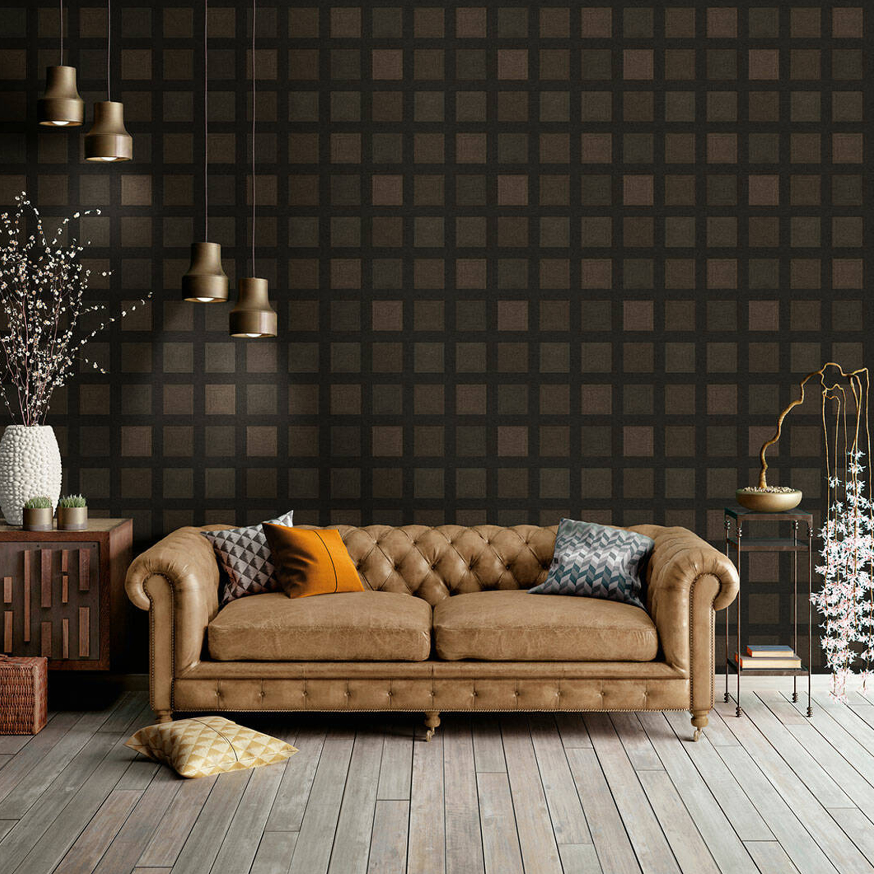 Papier peint motifs masaï, HOME MAISON