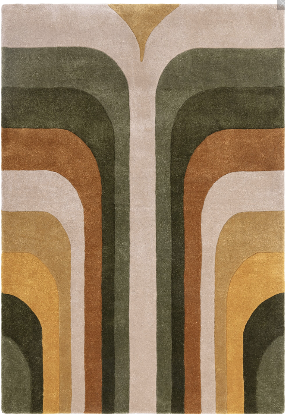 Tapis salon et chambre moderne style rétro TIPPY, NOVATREND