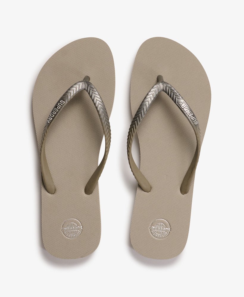Tongs Métallisées Core, SUPERDRY