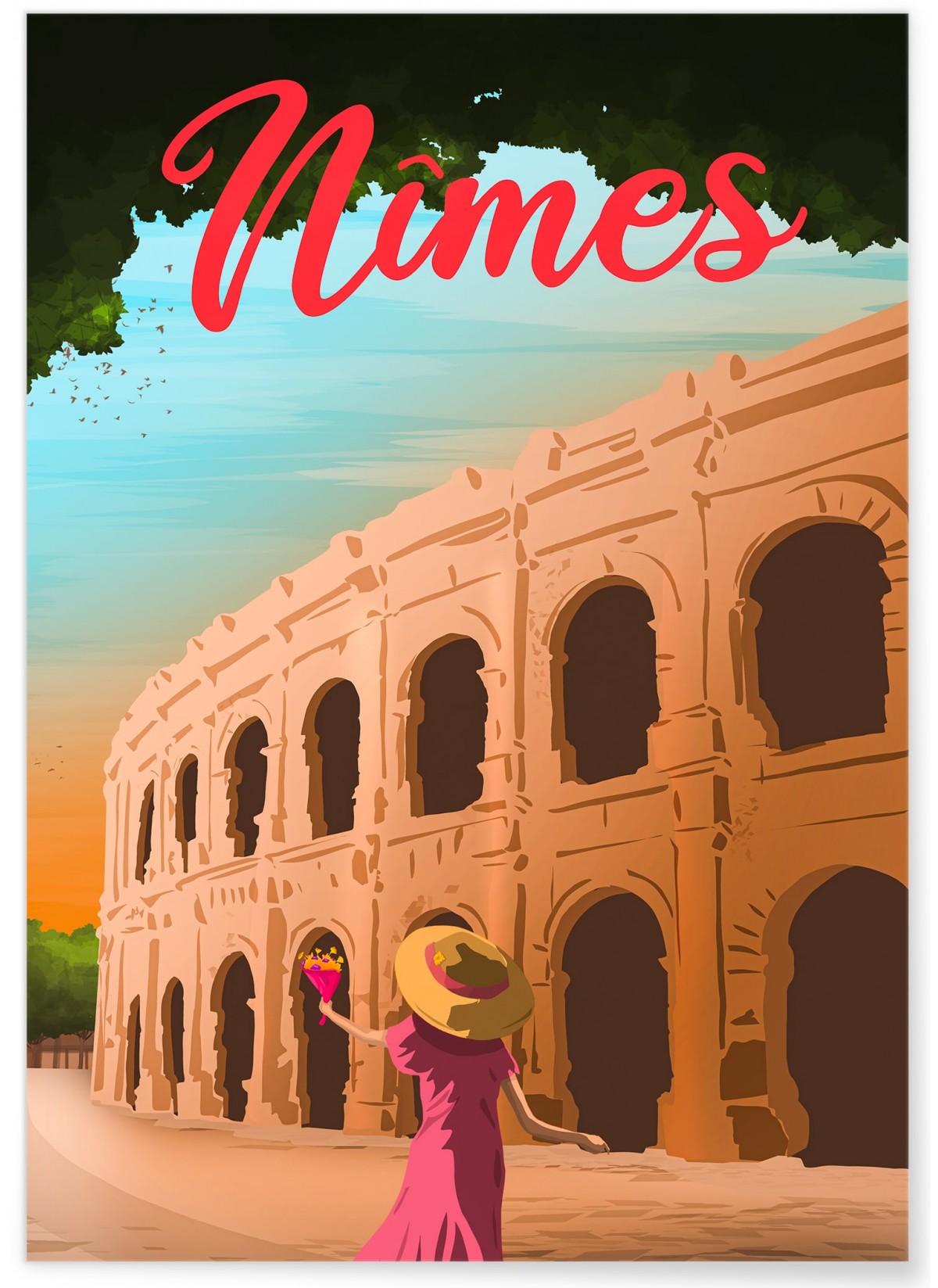 Affiche ville Nîmes, L'AFFICHERIE