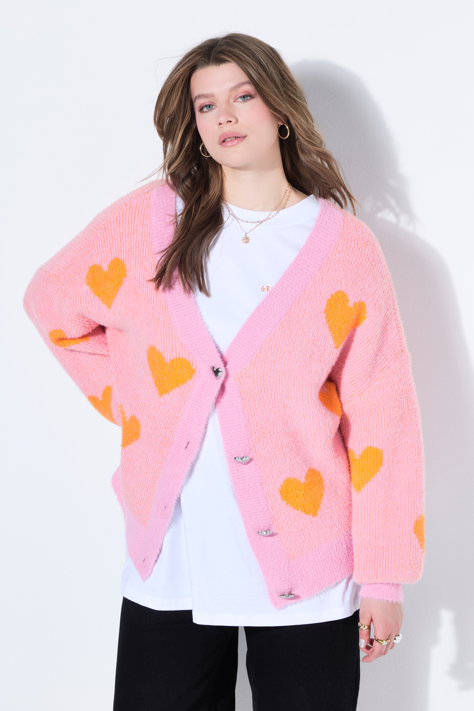 Cardigan oversize. Maille ultra-douce. Motif, STUDIO UNTOLD