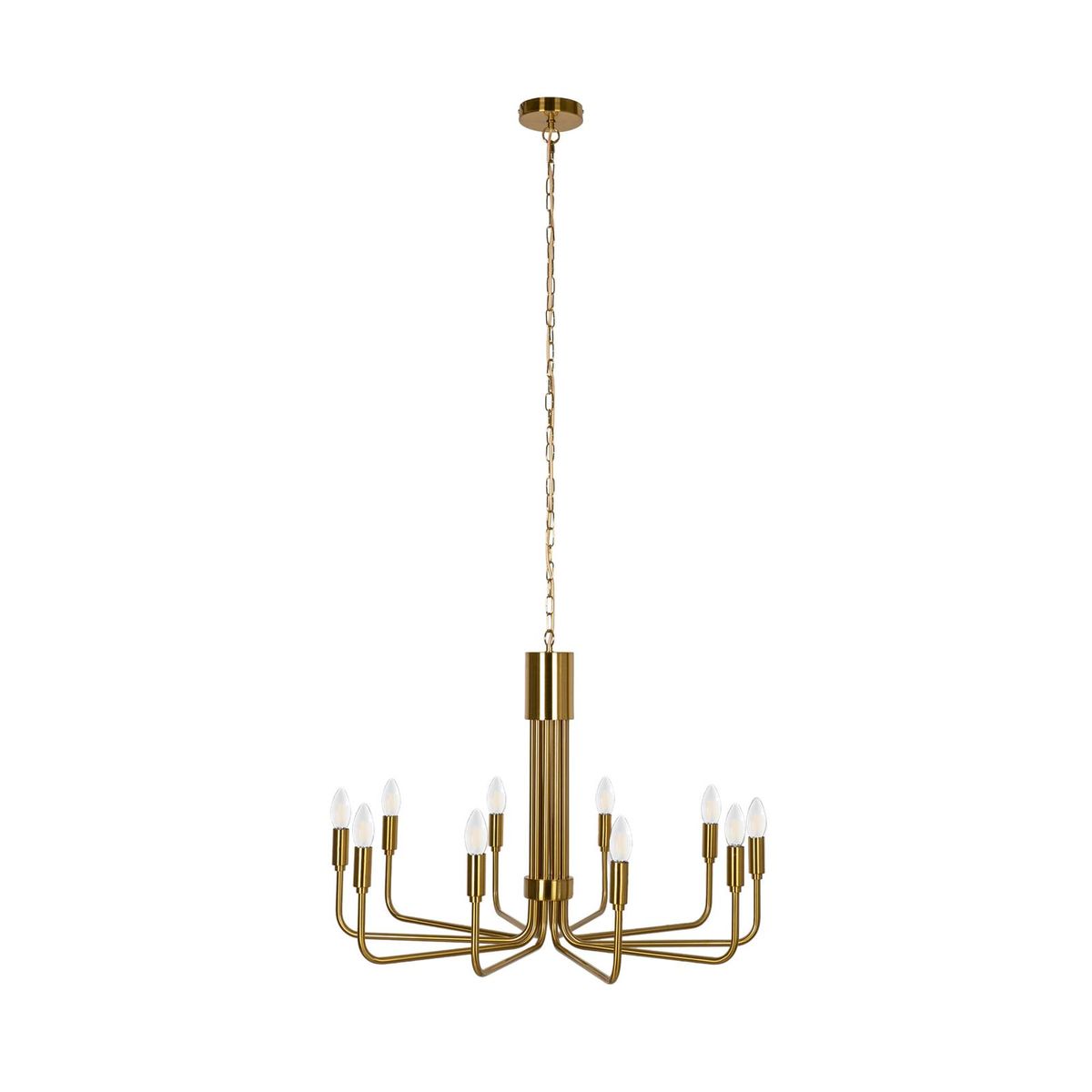 Lustre en métal antique, elanova Couleur laiton Lindby | La Redoute