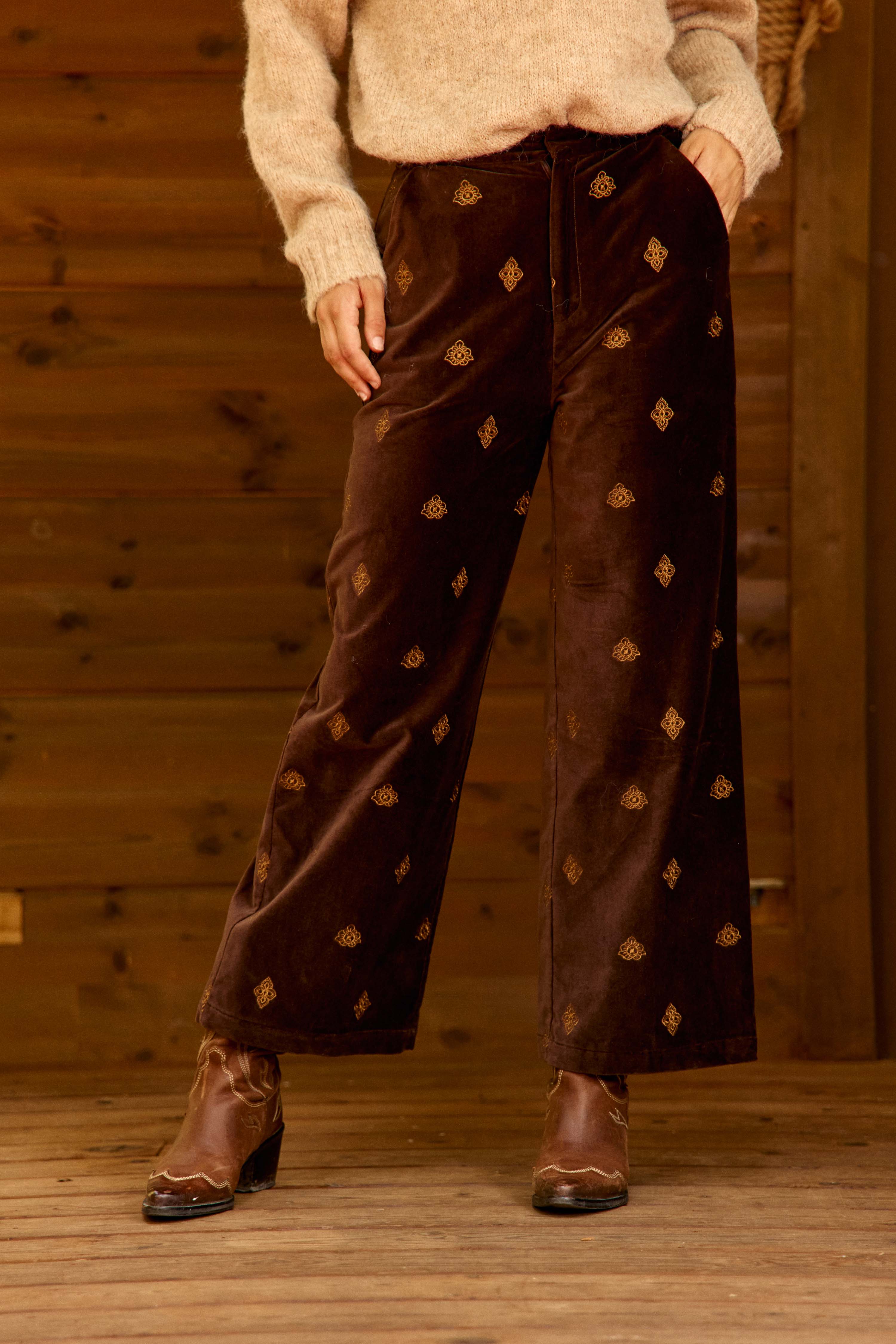 PANTALON imprimé ethnique PHELIA, LA PETITE ETOILE