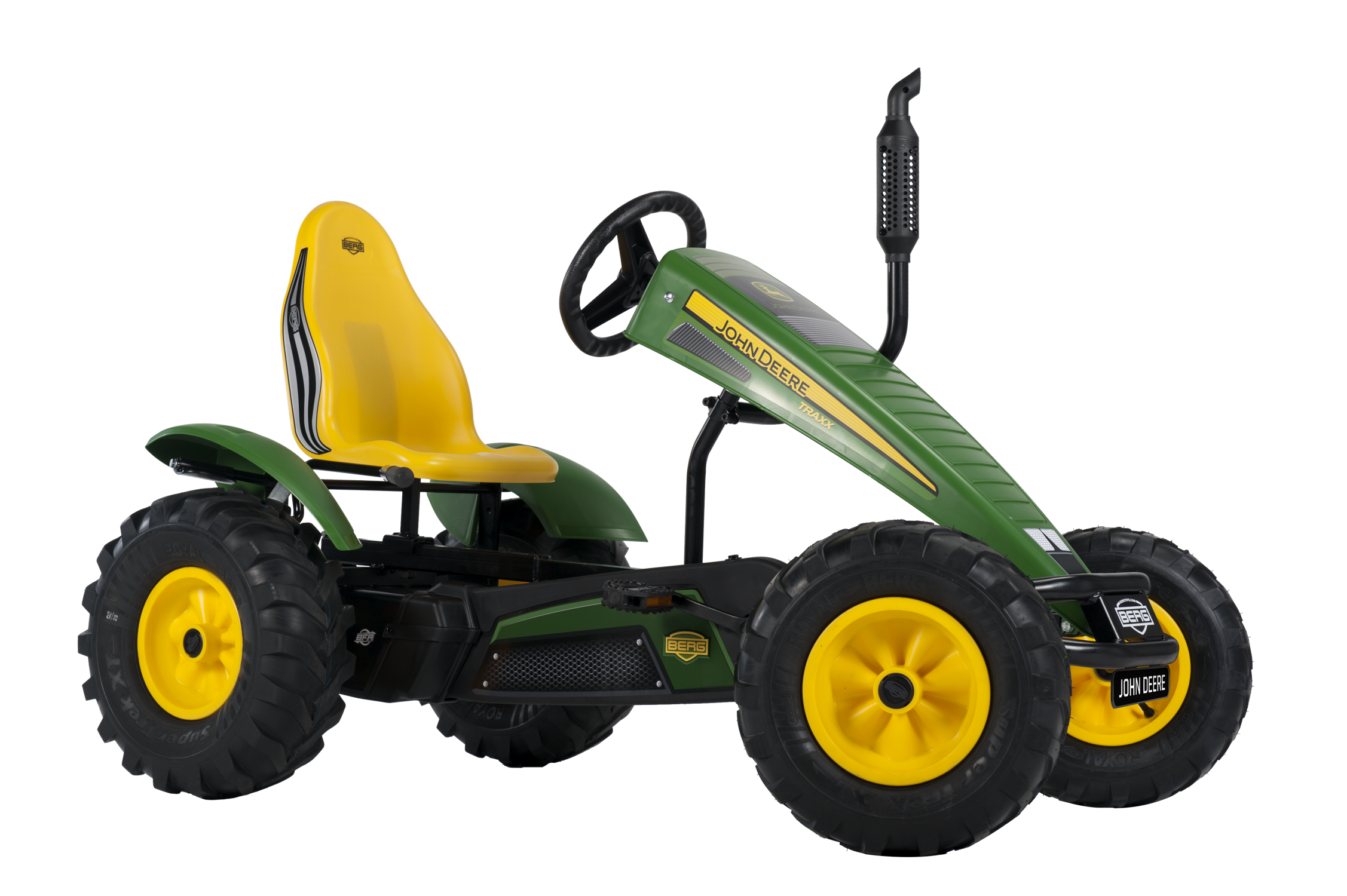 Kart à Pédales pour Enfants, 5+ Ans, XL John Deere BFR-3, BERG TOYS