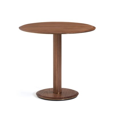 Bobeno Metal and Walnut Pedestal Table AM.PM