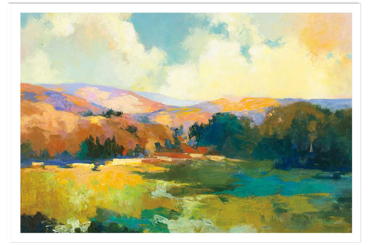Affiche Soleil de midi sur la vallée, HEXOA