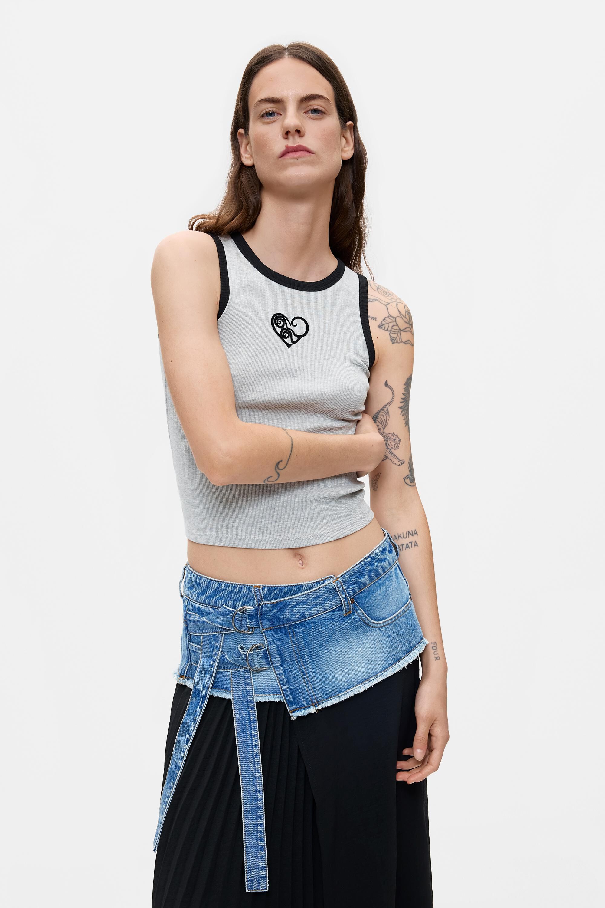 Débardeur 100 % coton, DESIGUAL