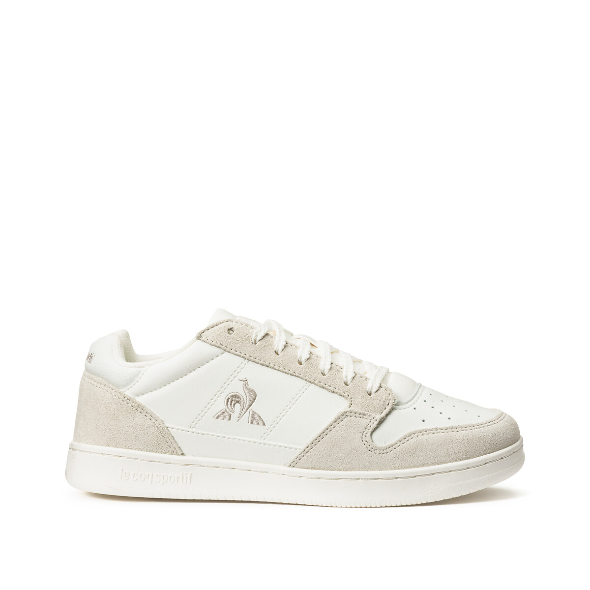 Breakpoint leather trainers white beige Le Coq Sportif La Redoute