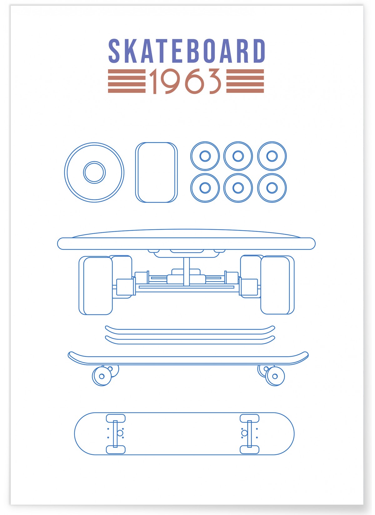 Affiche Skate brevet, L'AFFICHERIE