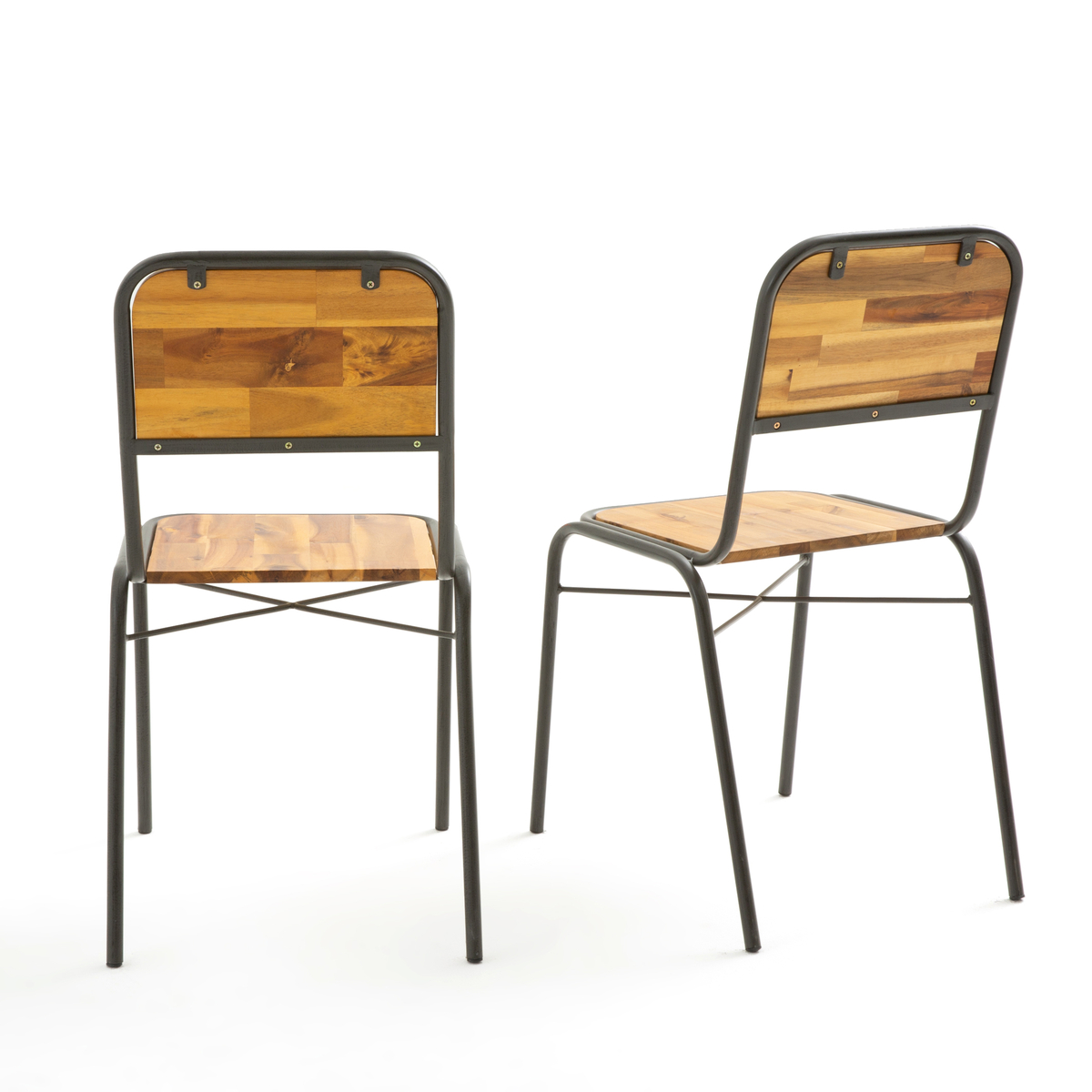 Product photograph of Hiba Set Of 2 School Chairs from La Redoute UK.