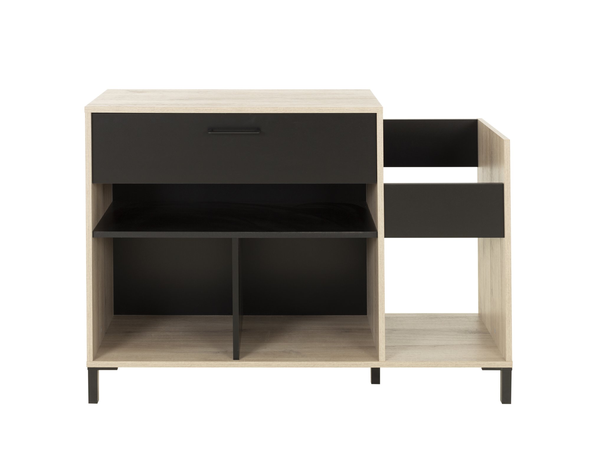 Meuble vinyle avec rangement CHICAGO, DIAGONE