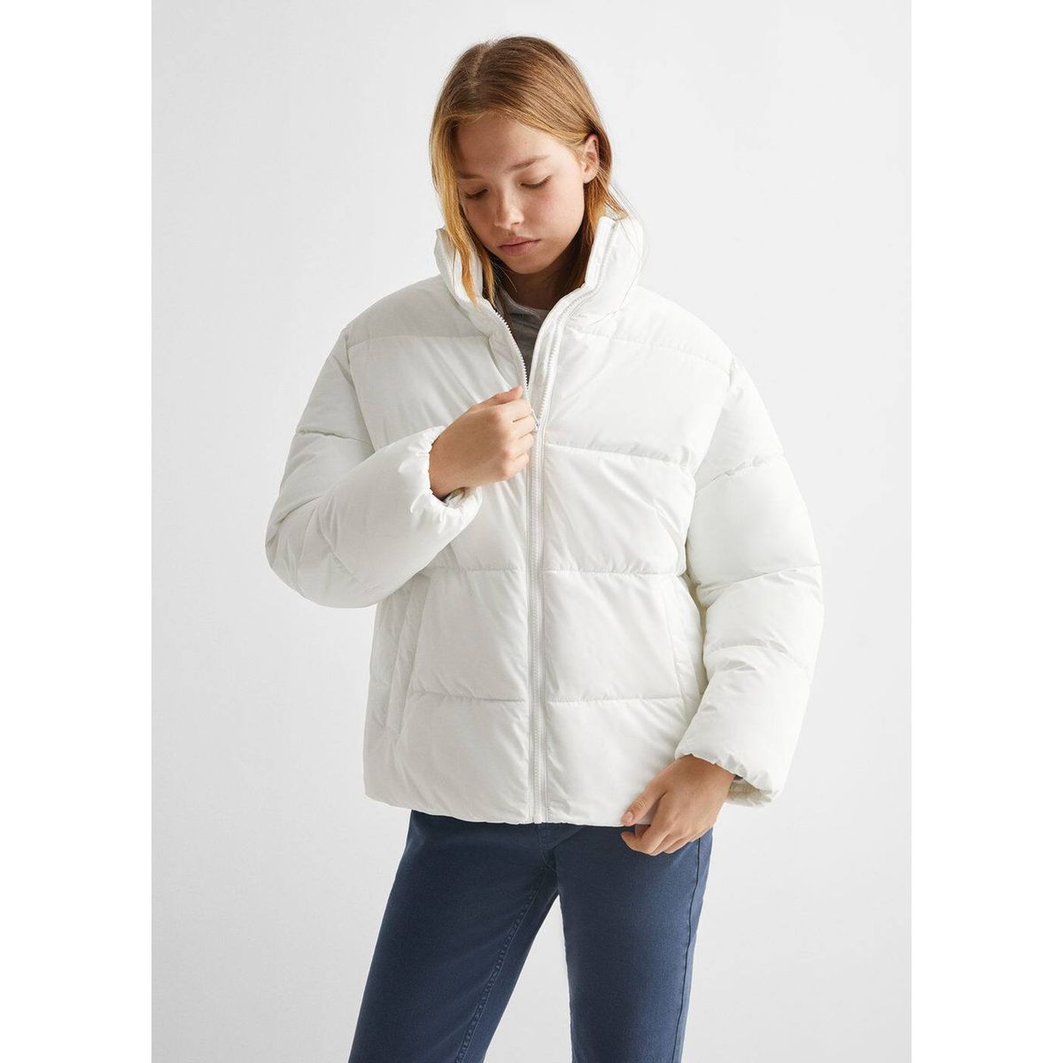 Doudoune online blanche fille