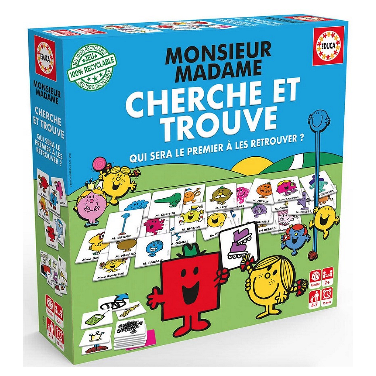 Cherche et trouve Monsieur Madame, EDUCA