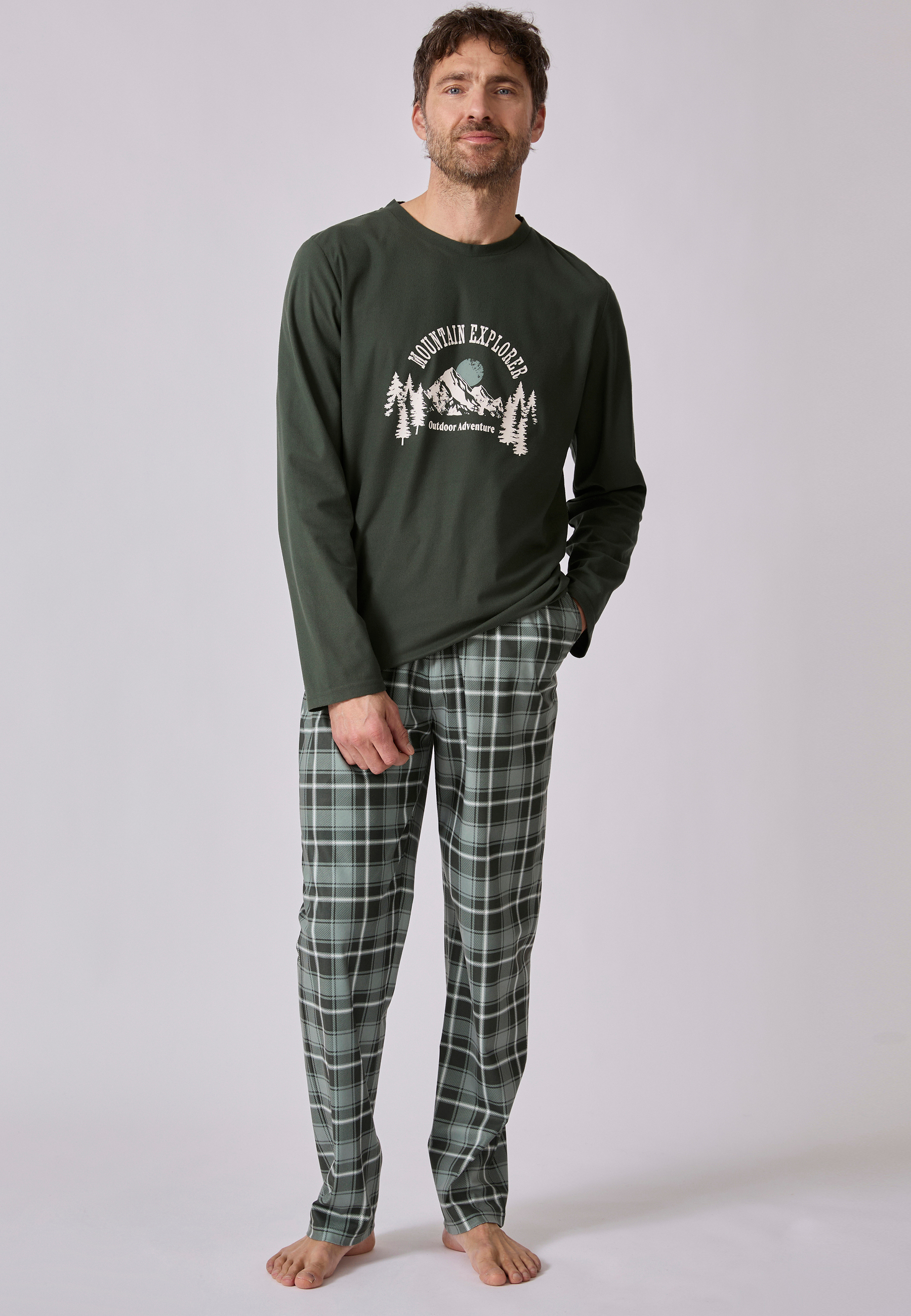 Pyjama Thermolactyl toucher peau de pêche, DAMART