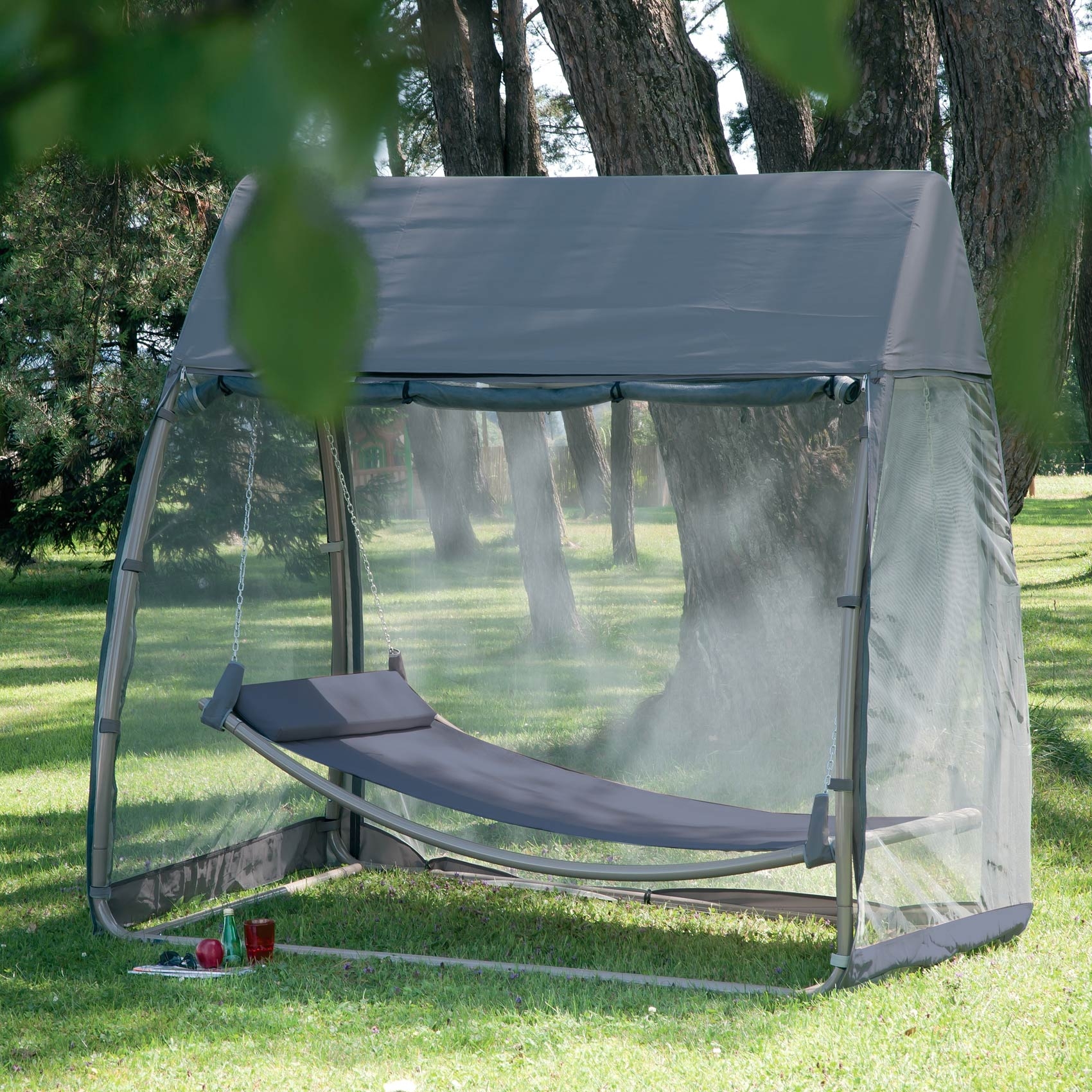 Hamac balancelle avec moustiquaire zippée, HOME MAISON