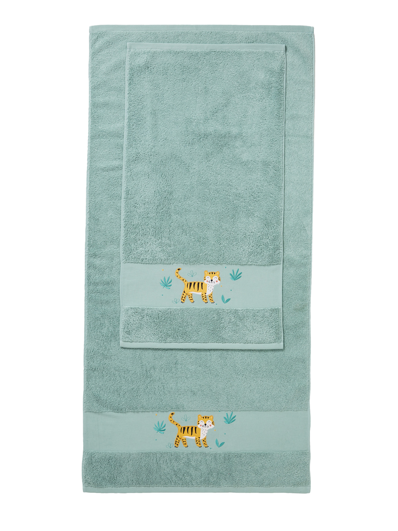 Serviette de bain Tigre, VERTBAUDET