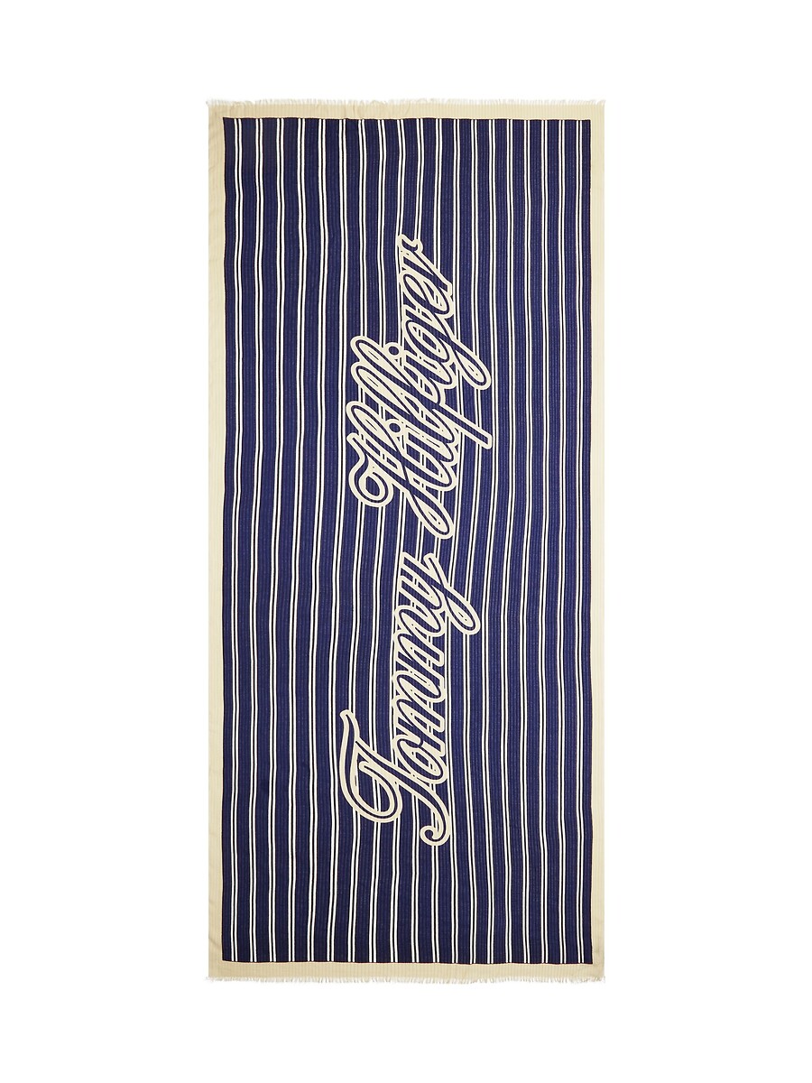 Script Printed Scarf, TOMMY HILFIGER