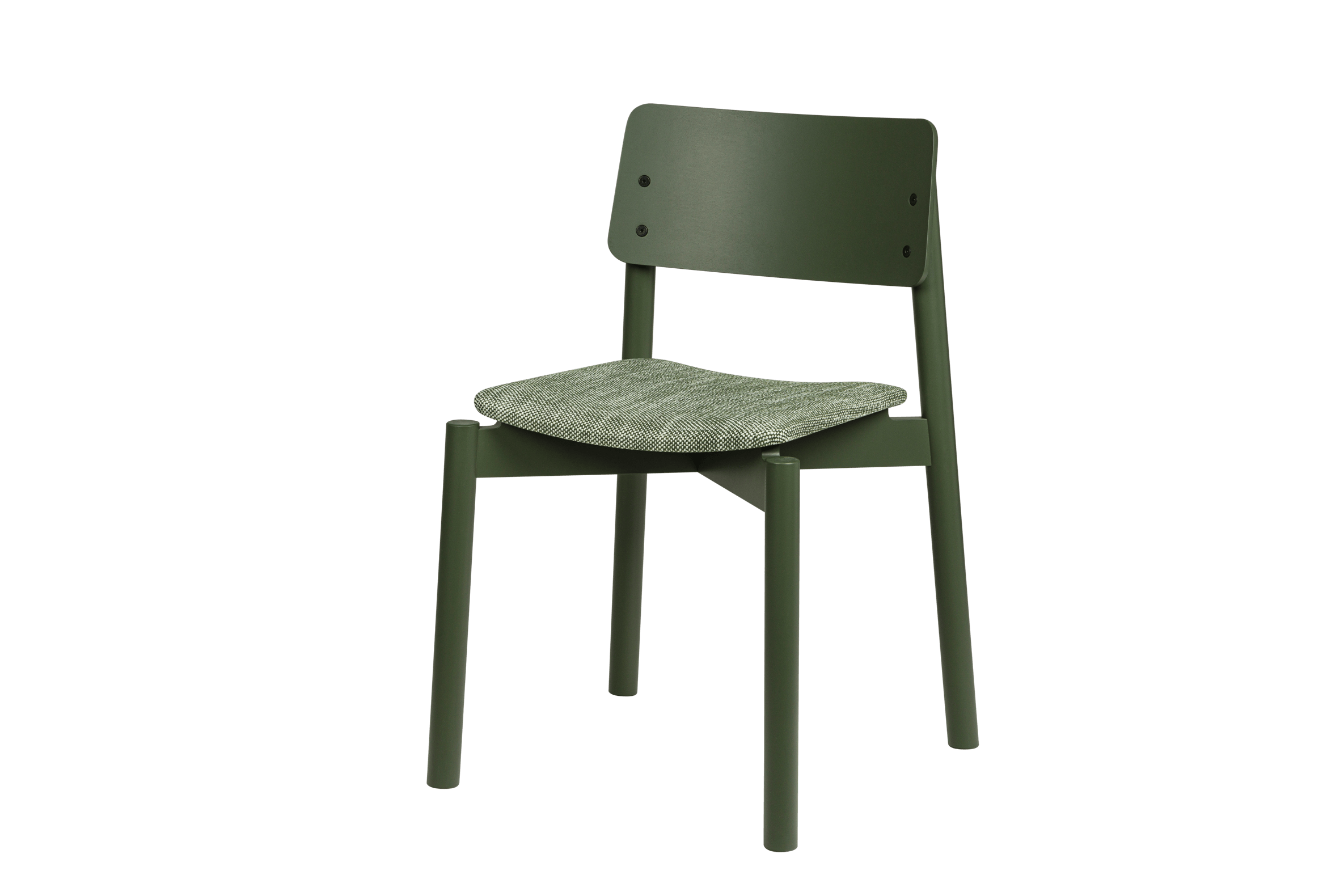Chaise en bois de hêtre avec assise rembourrée WEM, NOO.MA