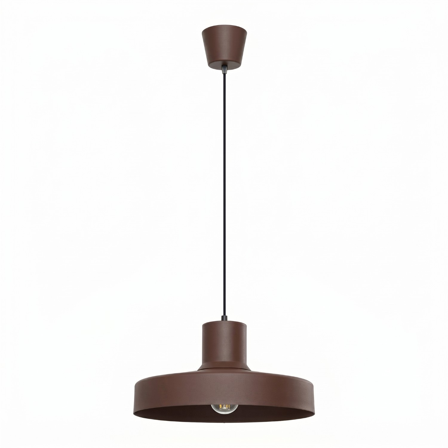 Suspension Acier Marron E27 1 BILO, EDEN