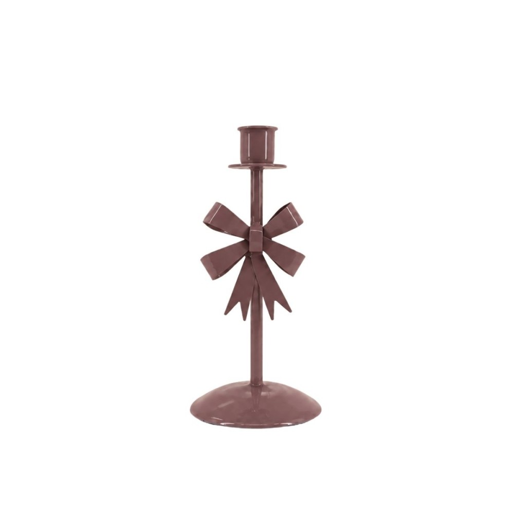 Bougeoir nœud en métal 25cm, HASHTAG DECO