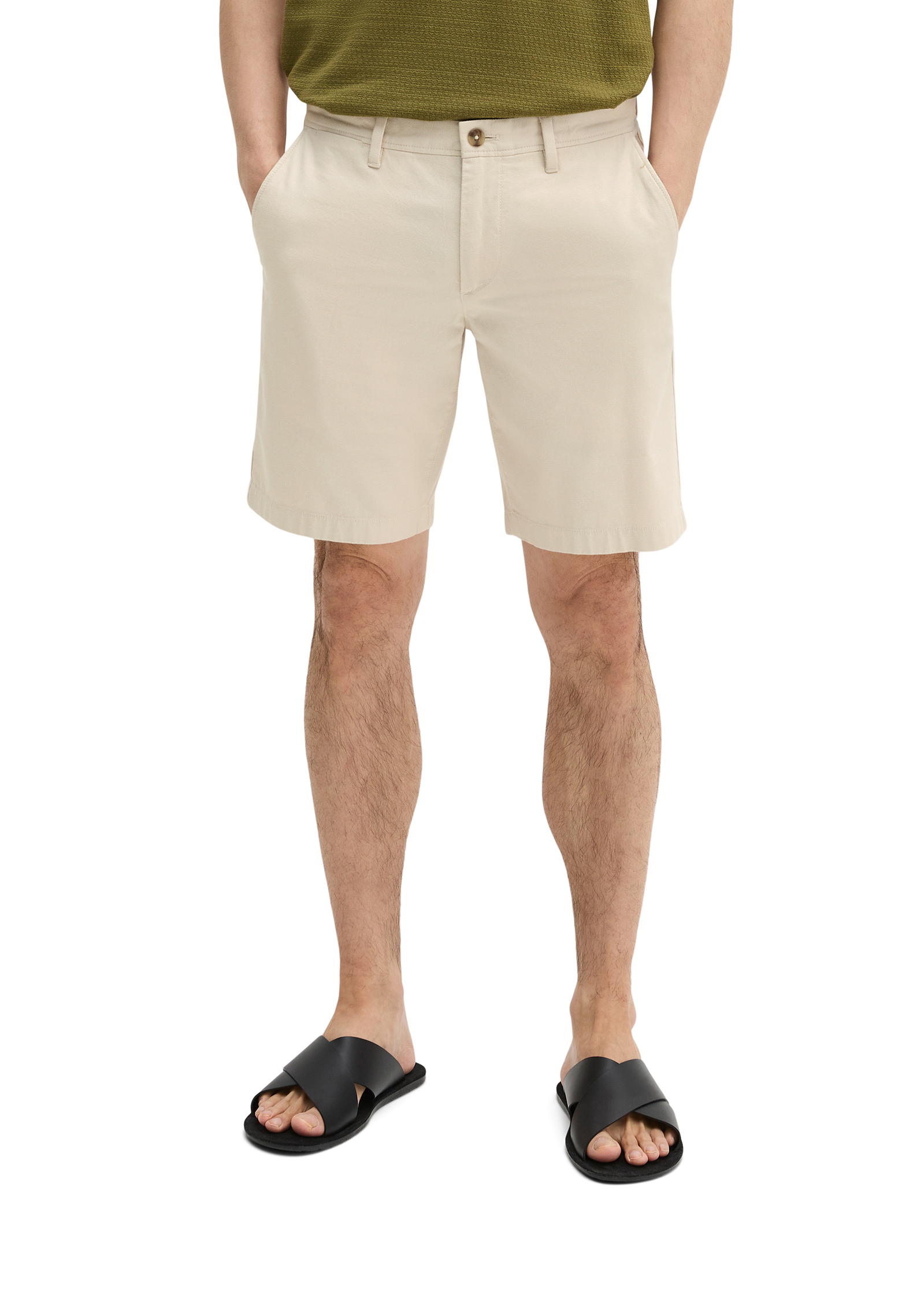 Short modèle Salo slim en coton bio mélangé, MARC O'POLO