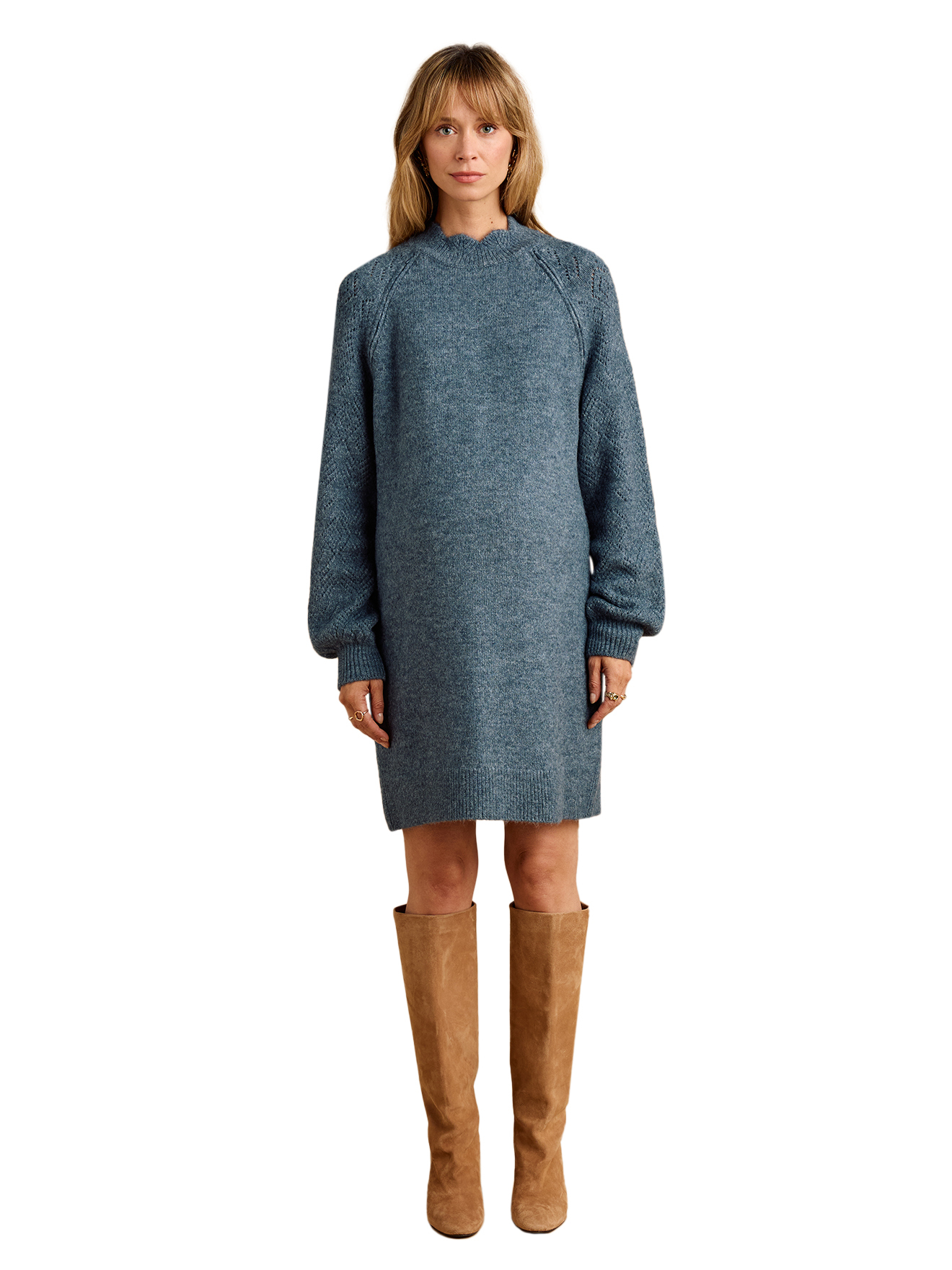 Robe pull grossesse et allaitement, ENVIE DE FRAISE