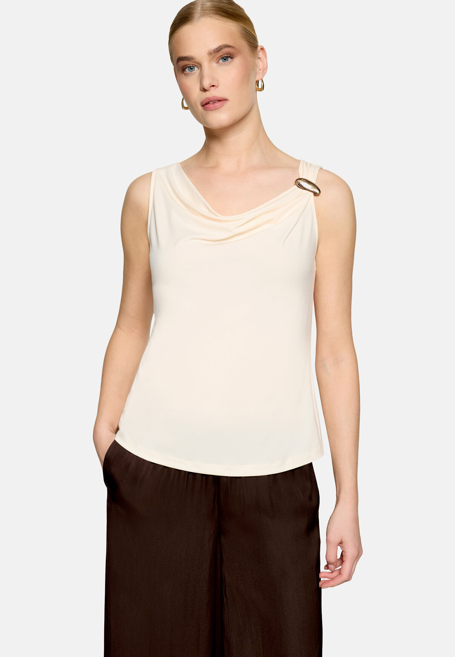 Haut façon blouse à encolure bénitier, ZERO