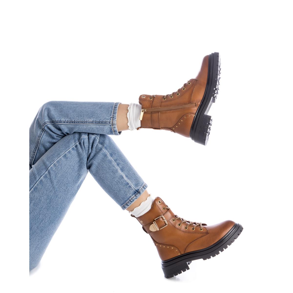 Bottines Nicole En Cuir Marron - Taille US 8.5 M - Occasion Comme Neuve - Fermeture Latérale
