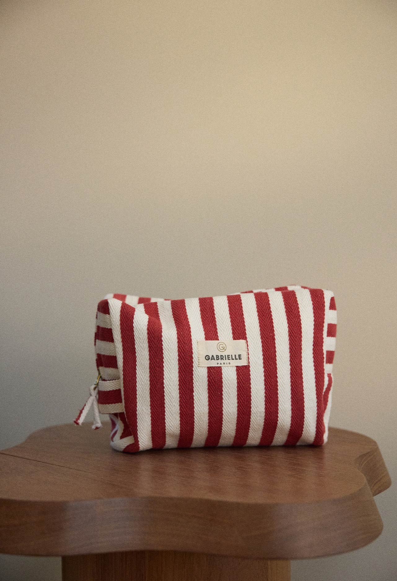 Trousse de toilette en coton, RAYURES, GABRIELLE PARIS