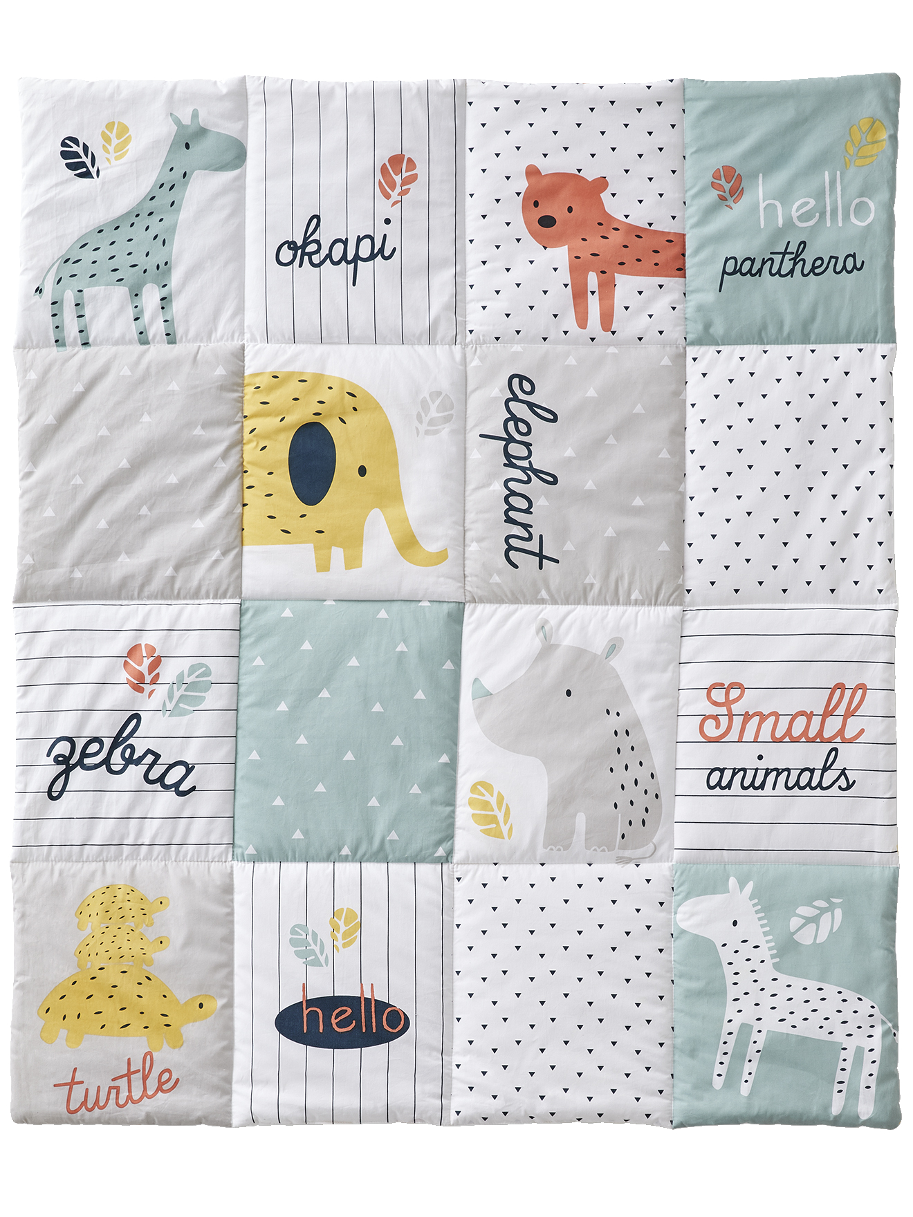 Tapis d'éveil sans arche Jungle baby, VERTBAUDET