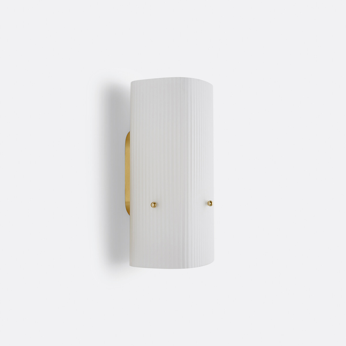 Danny Brass and Streaked Glass Wall Light, LA REDOUTE INTERIEURS