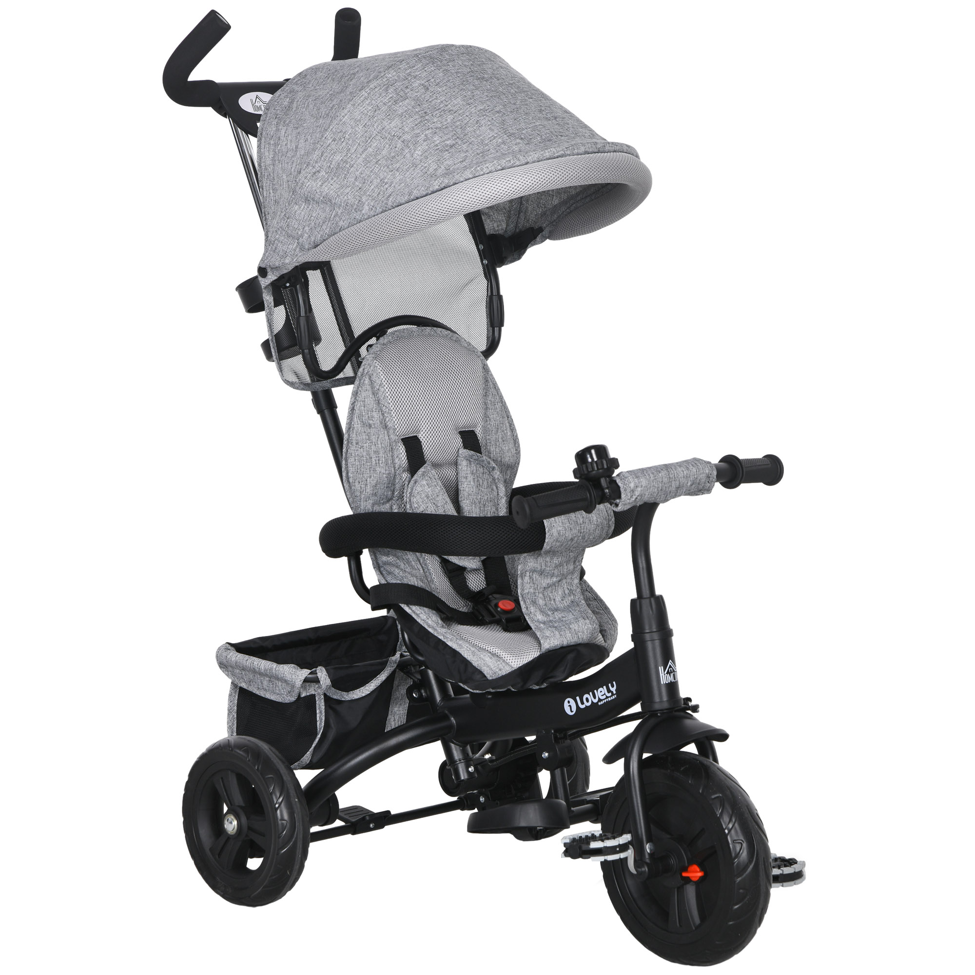 Tricycle pour enfants Métal Violet, HOMCOM