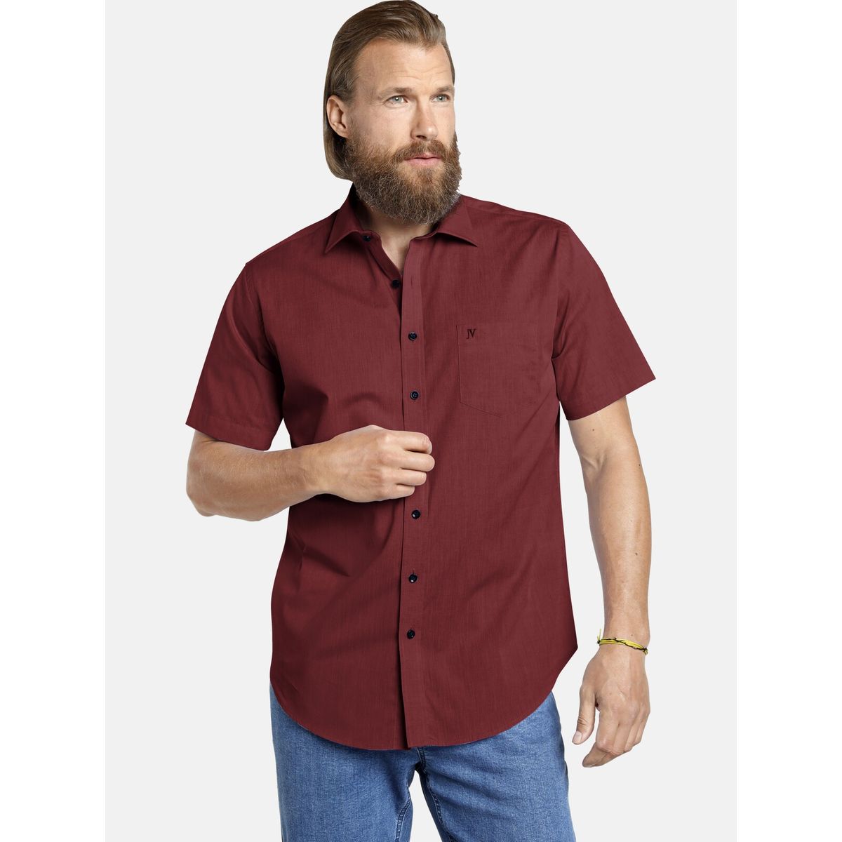 Chemise homme rouge grande taille La Redoute