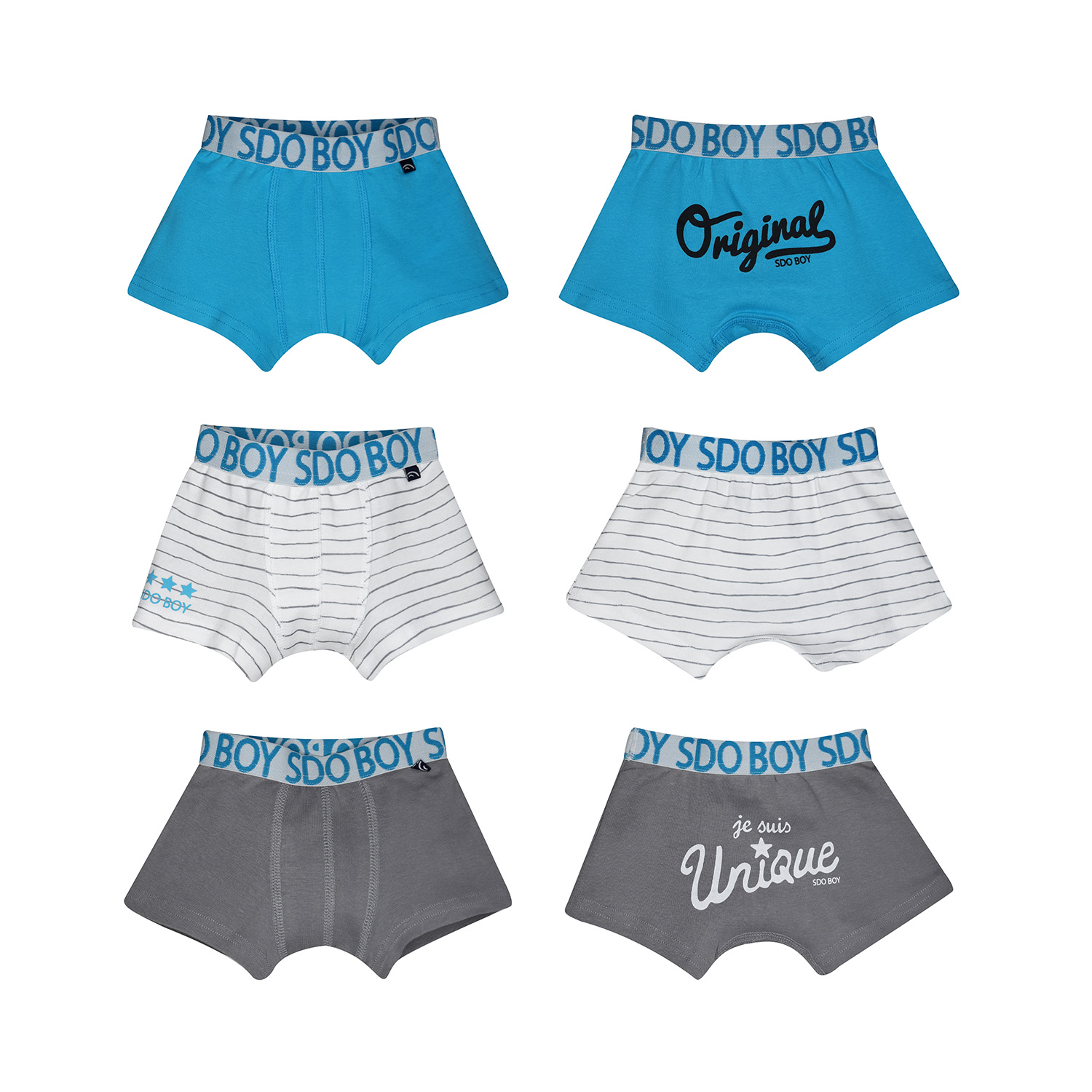 Lot de 3 boxers enfant enys, SUCRE D'ORGE