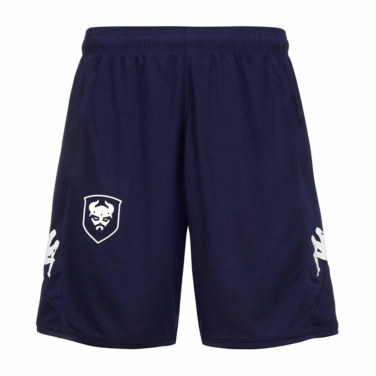 Short Garçon FC Metz 24/25 Kappa Ahorazip 8 – Officiel Équipe Entraînement – Noir & Grenat – Taille 8 Ans