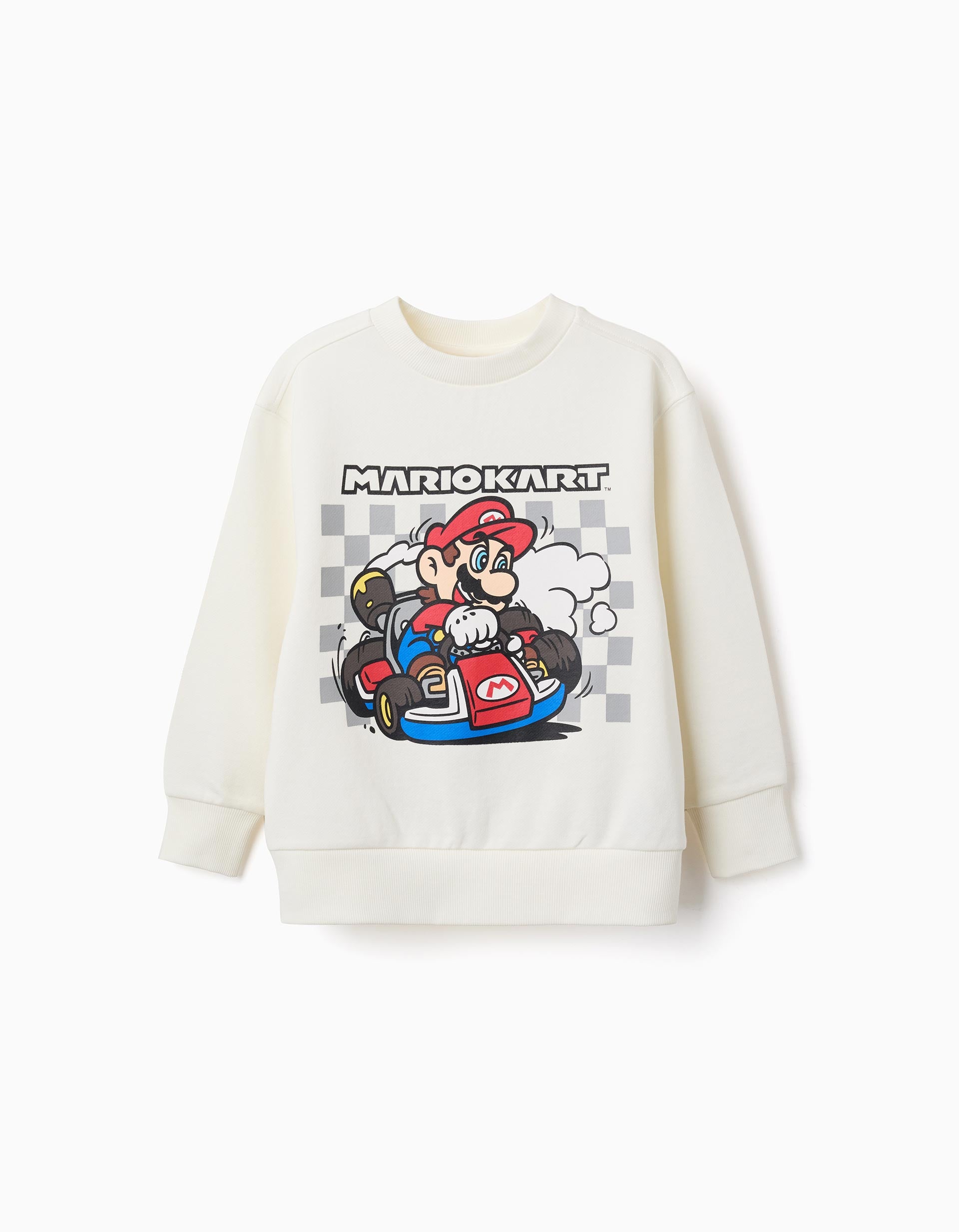 Sweat en coton avec imprimé Mario Kart, ZIPPY
