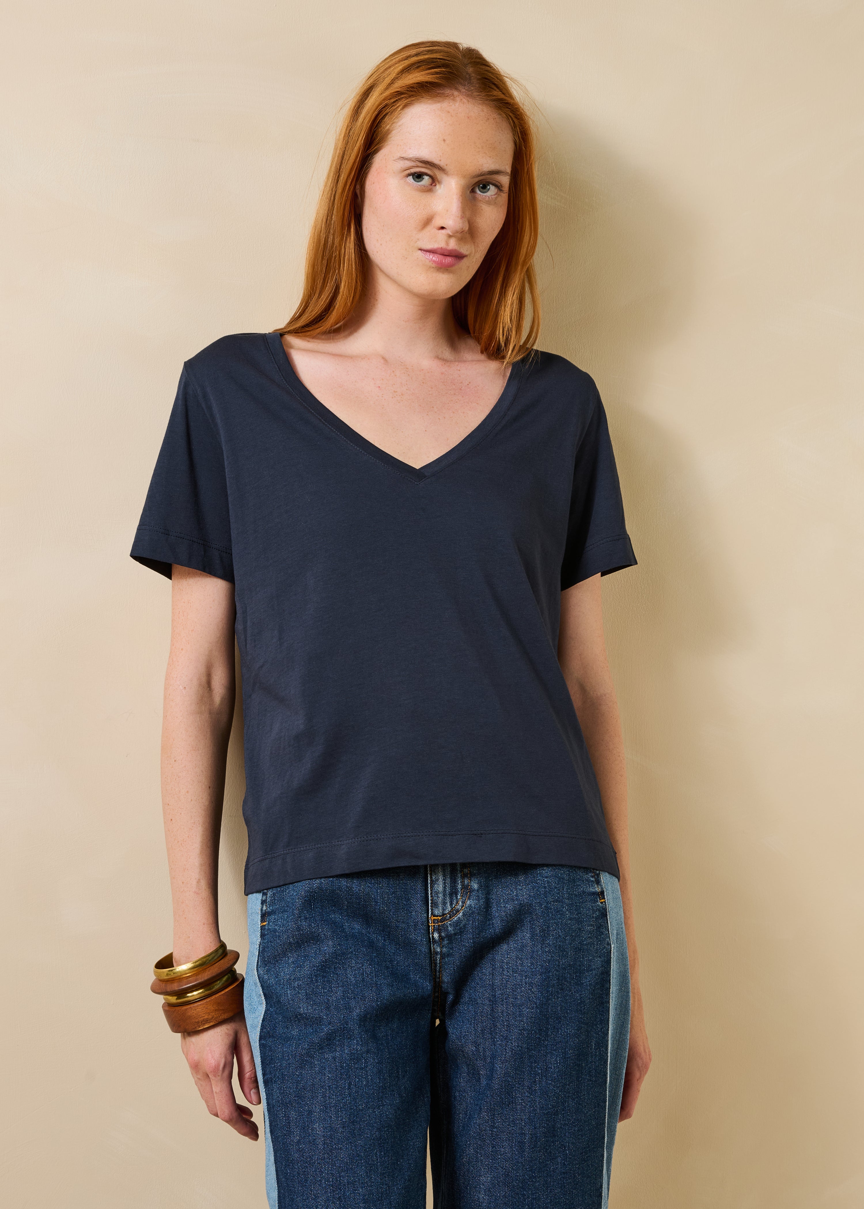 T-shirt oversize manches courtes en coton biologique, LA FEE MARABOUTEE