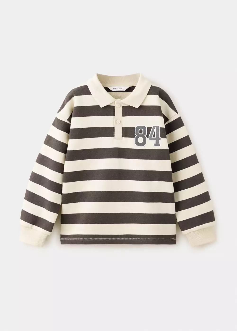 Sweat-shirt polo rayures, MANGO BABY
