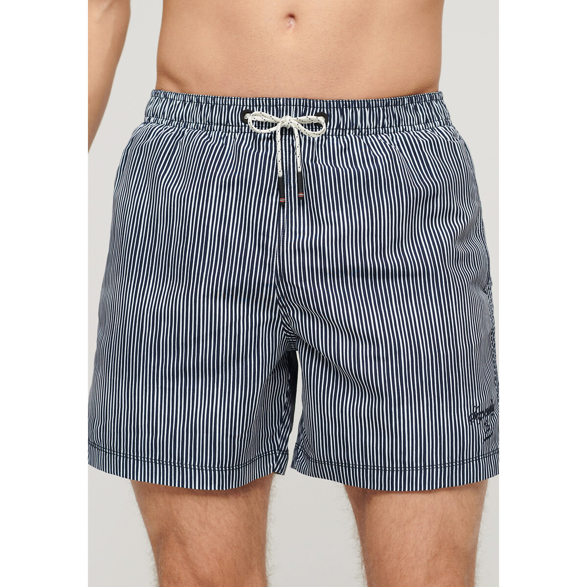 Short de bain imprimé long 38 cm, SUPERDRY