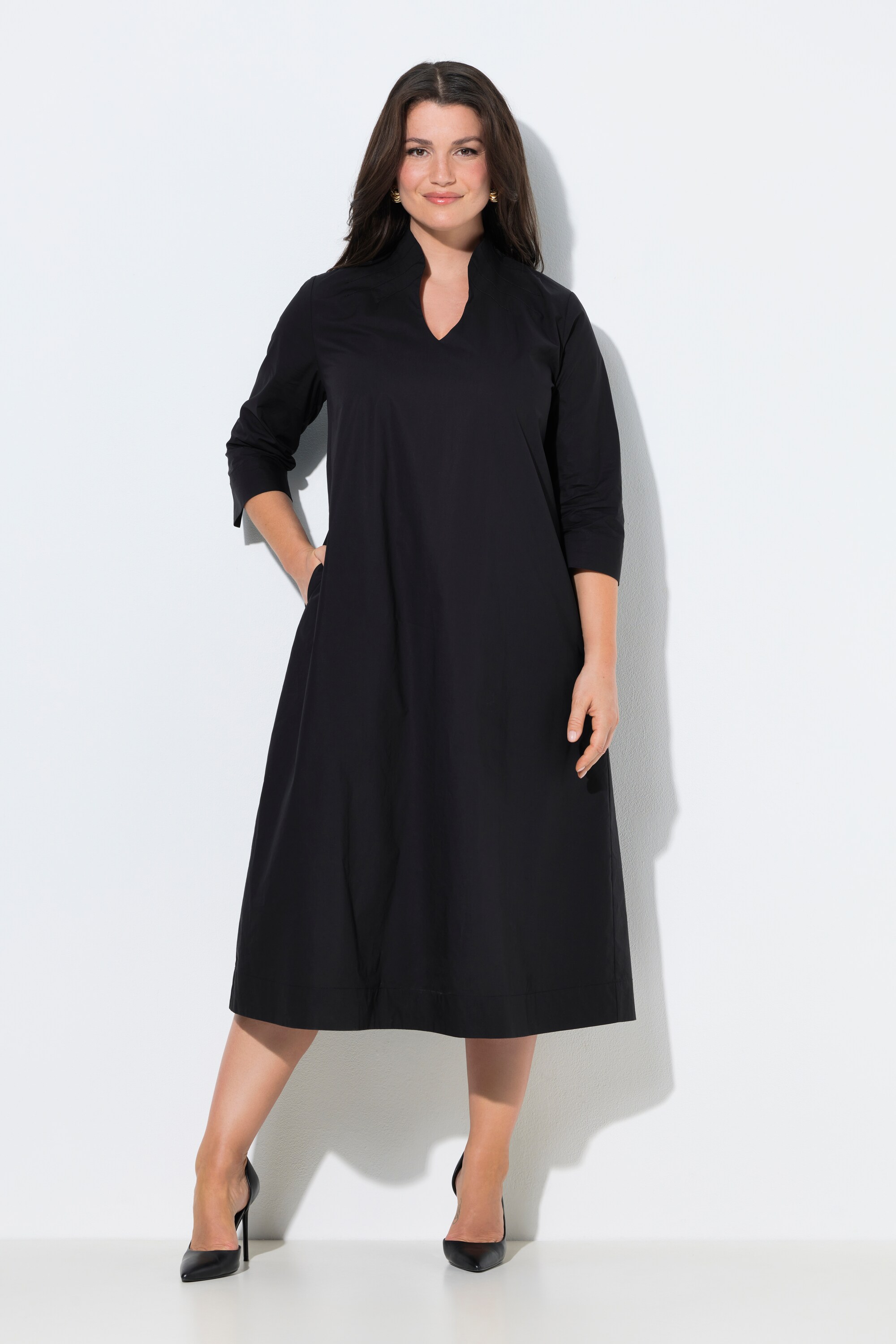 Robe midi en Papertouch, ULLA POPKEN