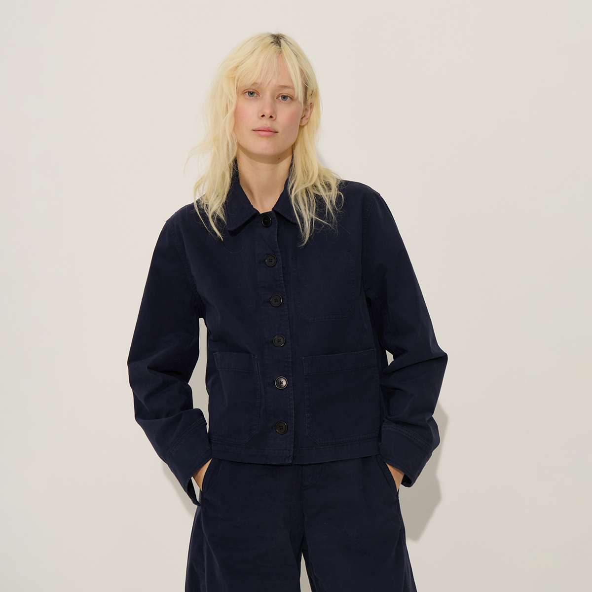 Veste workwear droite manches longues en coton PARKER, BENSIMON